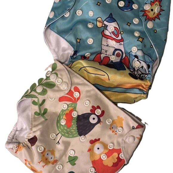 Set of 2 Baby Goal Diaper Covers - Picture 1 of 3